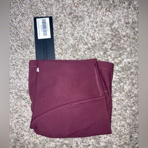 White Fox Boutique Burgundy Athletic Shorts